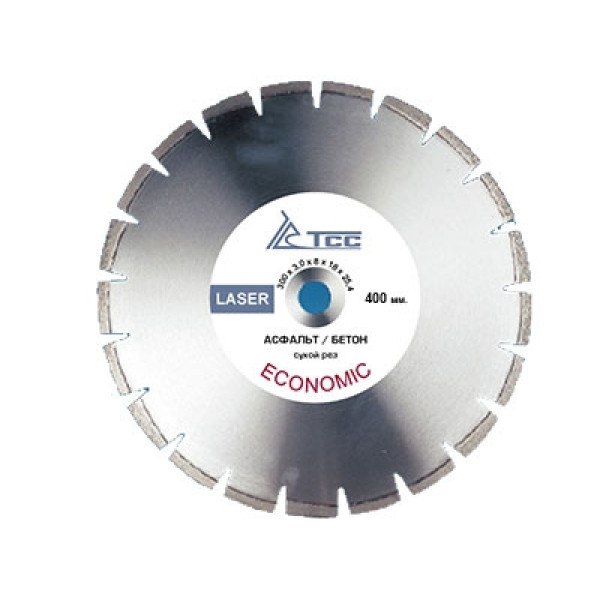 Алмазный диск ТСС Economic-класс Д-400 мм, асфальт/бетон