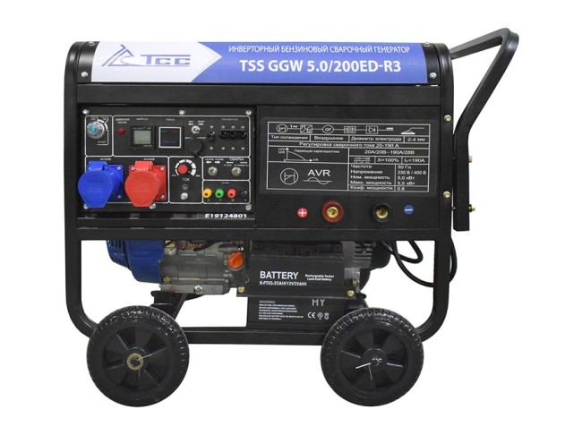 Инверторный бензиновый сварочный генератор TSS GGW 5.0/200ED-R3 026494 в фирменном магазине ТСС