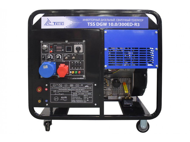 Инверторный дизельный сварочный генератор TSS DGW 10.0/300ED-R3 026498 в фирменном магазине ТСС
